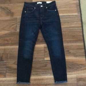 LOFT Modern Skinny Dark Wash Jeans